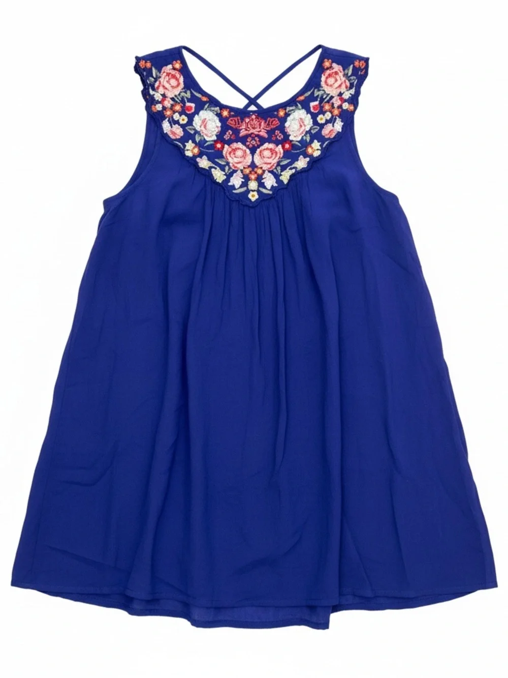 blue altard state dress Altar'd State | Reina Floral Mini Dress | BLUE-MULTI | Material: 100% Cotton, Lining: 100% Polyester